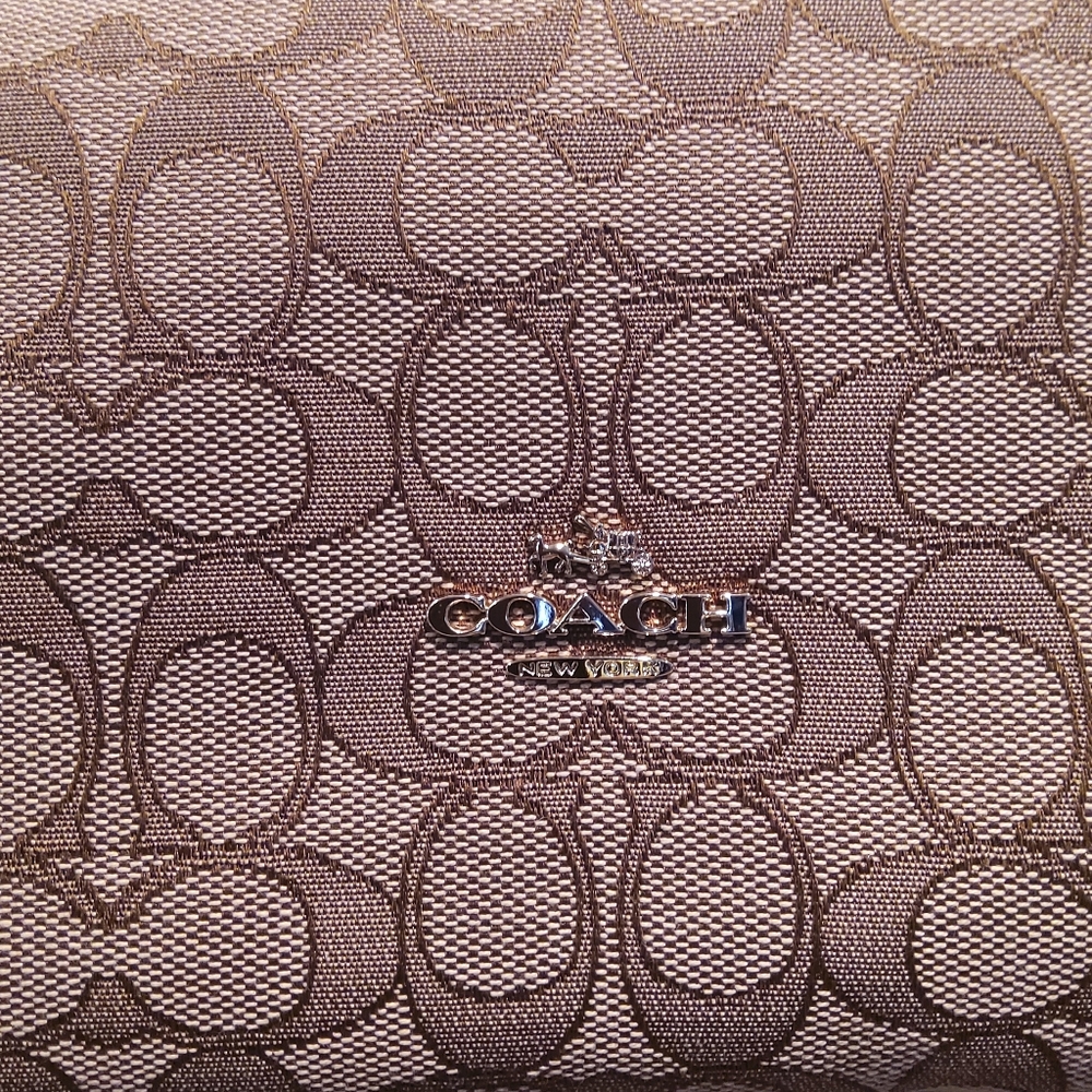 COACH Outline Signature East/West Celeste Hobo Bag - Picture 9 of 16